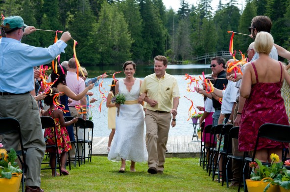To say this was a magical day would be a huge understatement. Perfect location, perfect weather, and lots of family and friends were there to celebrate with us.
