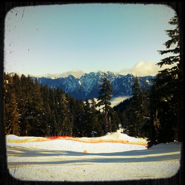 Cypress Mountain bluebird day photo