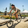 That's me charging the lower line back up to the beginning of the pumptrack on a very hot, dry and dusty day at the Grand Opening.